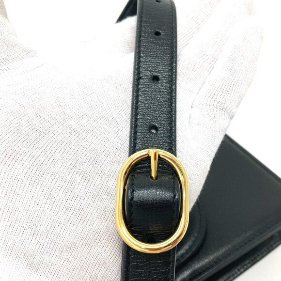 GUCCI Black GG Marmont Shoulder Bag - Picture 5 of 13